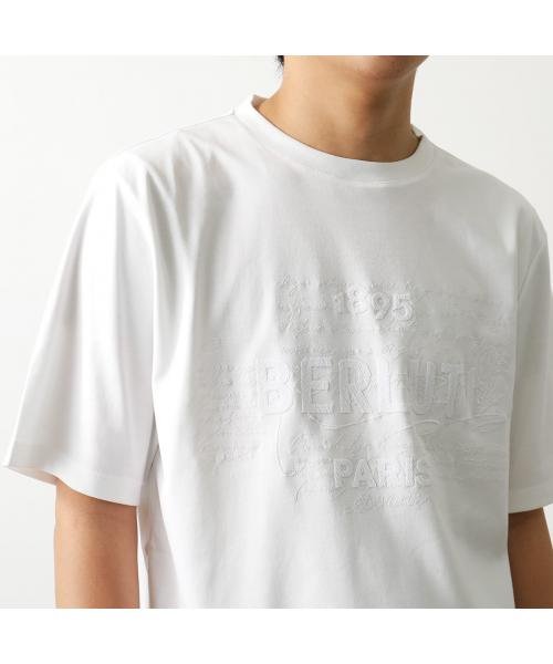 Berluti(ベルルッティ)/Berluti 半袖 Tシャツ R24JRS96－001 ロゴT 刺繍/ホワイト
