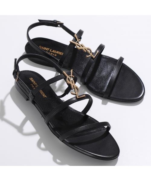 Saint Laurent(サンローラン)/SAINT LAURENT フラットサンダル 652758 BDATT カサンドラロゴ/その他