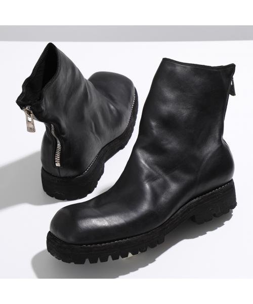 GUIDI(グイディ)/GUIDI バックジップブーツ 79086V ホースレザー/ブラック