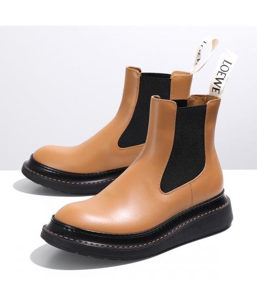 LOEWE ロエベ CHELSEA チェルシーサイドゴアブーツ ブラック 58 21 08 