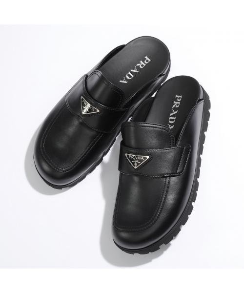 PRADA ミュールサンダル 2S2956 8NQ レザー サボ(505775577) | プラダ 