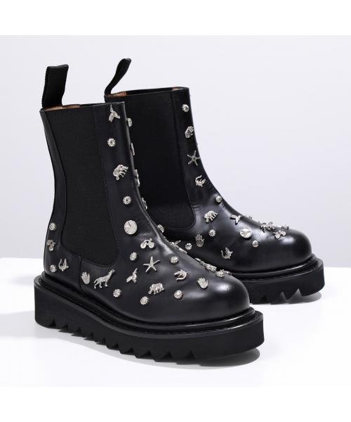 TOGA PULLA(トーガ プルラ)/TOGA PULLA サイドゴアブーツ Embellished Boots AJ1245/ブラック