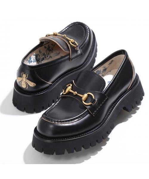 セール】GUCCI ローファー 577236 DS800 レザー ラグソール(505775805 