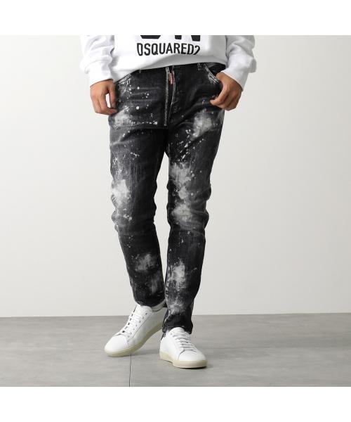DSQUARED2ダメージ加工ジーンズ ホワイト 44(S) ディースクエアード て 