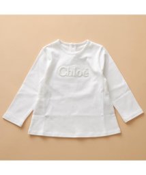 Chloe/Chloe Kids 長袖 Tシャツ チュニック C05450 ロンT ロゴパッチ/505776494