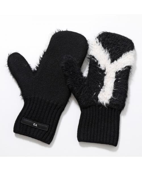 Y-3(ワイスリー)/Y－3 手袋 MITTENS ミトン IJ9873 ニットグローブ/ブラック