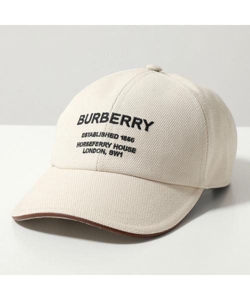 セール】BURBERRY ベースボールキャップ 8068037 キャンバス ロゴ 