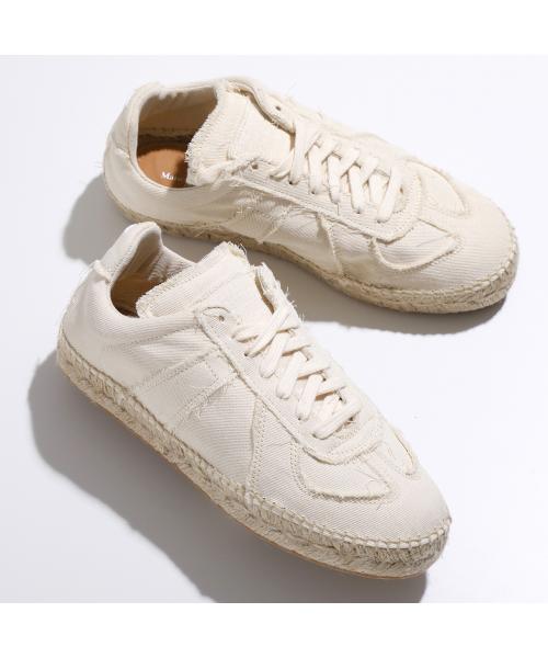 Maison Margiela 22 ファー グリッター スニーカー スリッポン