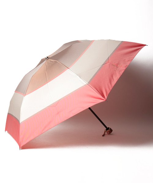 LANVIN Collection(umbrella)(ランバンコレクション（傘）)/LANVIN COLLECTION（ランバンコレクション） 折りたたみ傘【先染めツイル】/レッド
