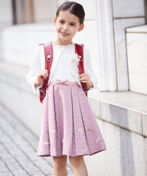 セール】[110－130]【セレモニースタイル】レースジャガードフィット  