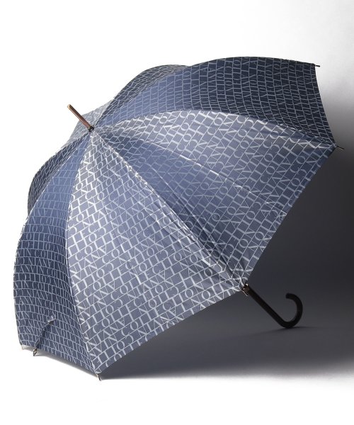 LANVIN Collection(umbrella)(ランバンコレクション（傘）)/傘　ロゴジャガード/ネイビーブルー