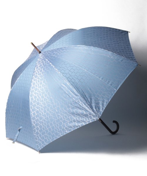LANVIN Collection(umbrella)(ランバンコレクション（傘）)/傘　ロゴジャガード/サックスブルー