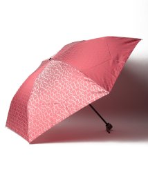 LANVIN Collection(umbrella)(ランバンコレクション（傘）)/折りたたみ傘　ロゴジャガード/レッド