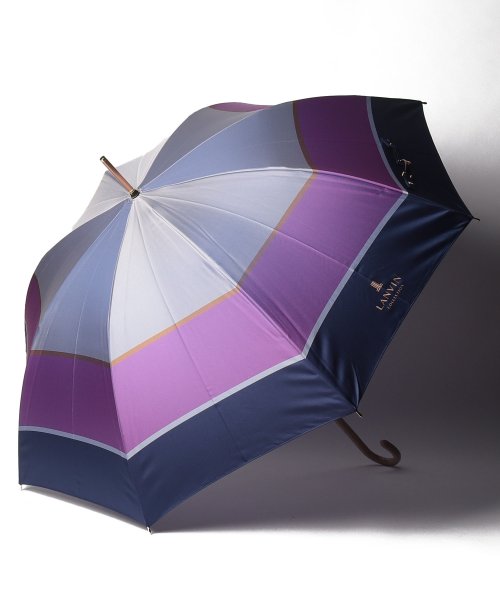 LANVIN Collection(umbrella)(ランバンコレクション（傘）)/傘　ツイル/パープル