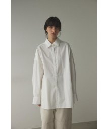 BLACK BY MOUSSY(ブラックバイマウジー)/over size color shirt/WHT