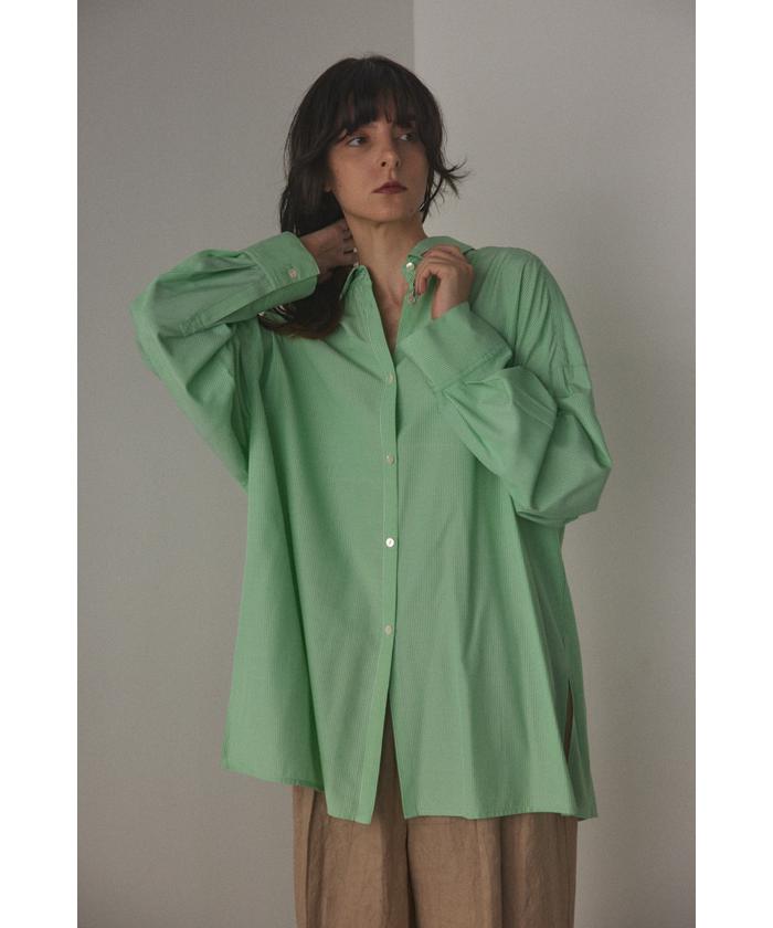 over size color shirt(505776905) | ブラックバイマウジー(BLACK BY 