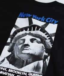 AVIREX(AVIREX)/《AVIREX × NEWERA》 NEWERA S/S T－SHIRT "NEWYORK " / ニューエラ ショートスリーブ Tシャツ /ブラック