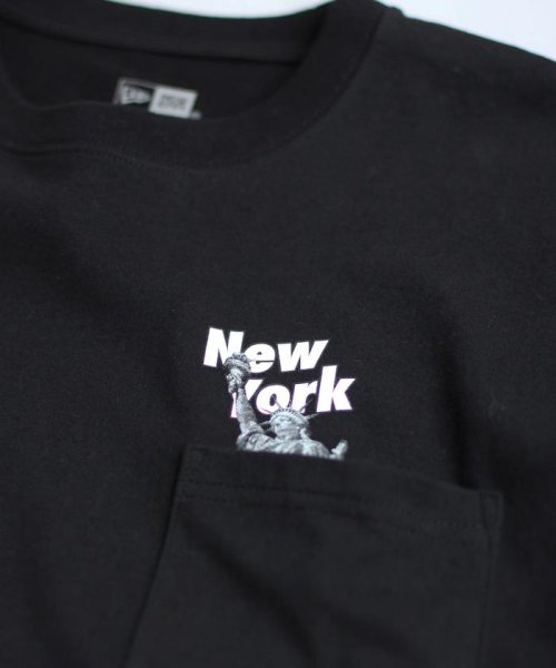 AVIREX(AVIREX)/《AVIREX × NEW ERA》NEW ERA POCKET S/S T－SHIRT NEWYORK/ブラック