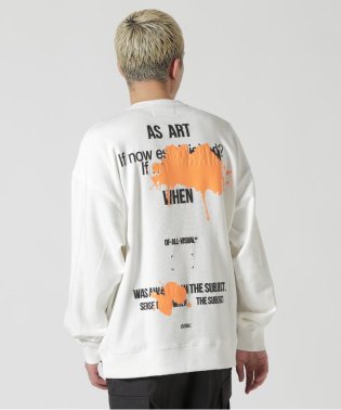 B'2nd/A4A/エーフォーエー/PAINT SWEAT CREWNECK プリントスウェットクルーネック/505777069