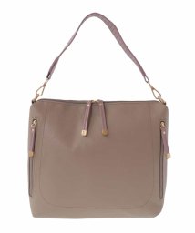 MK MICHEL KLEIN BAG(エムケーミッシェルクランバッグ)/[2WAY]フェイクレザーワンハンドルバッグ/ベージュ