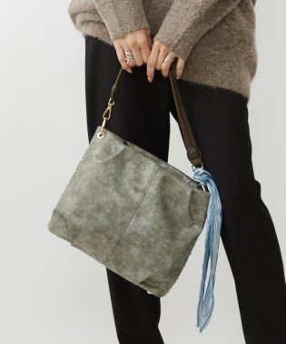 MK MICHEL KLEIN BAG/[2WAY/リボンスカーフ付き]シャイニーカラーワンハンドルバッグ/505777277