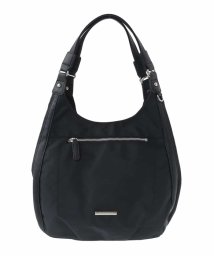 MK MICHEL KLEIN BAG(エムケーミッシェルクランバッグ)/[2WAY]異素材ドッキングミニトートバッグ/ブラック