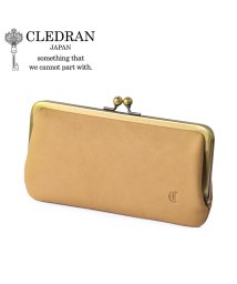 CLEDRAN(クレドラン)/クレドラン 財布 長財布 がま口 レディース ブランド レザー 本革 大容量 日本製 CLEDRAN CL3597/ベージュ