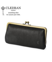 CLEDRAN(クレドラン)/クレドラン 財布 長財布 がま口 レディース ブランド レザー 本革 大容量 日本製 CLEDRAN CL3597/ブラック