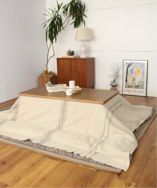 JOURNAL STANDARD FURNITURE(ジャーナルスタンダード　ファニチャー)/【LIBECO/リベコ】COVERLET MORC ST 260X240/ナチュラル