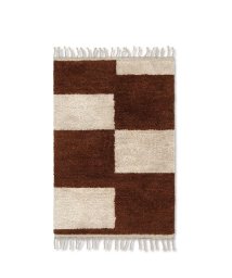 JOURNAL STANDARD FURNITURE(ジャーナルスタンダード　ファニチャー)/【ferm LIVING/ファームリビング】MARA KNTD RUG 80X120　ラグ/ブラウン