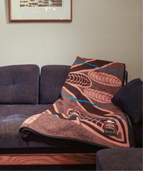 JOURNAL STANDARD FURNITURE(ジャーナルスタンダード　ファニチャー)/【BASOTHO/バソト】 BLANKET CORN COB ブランケット/ピンク