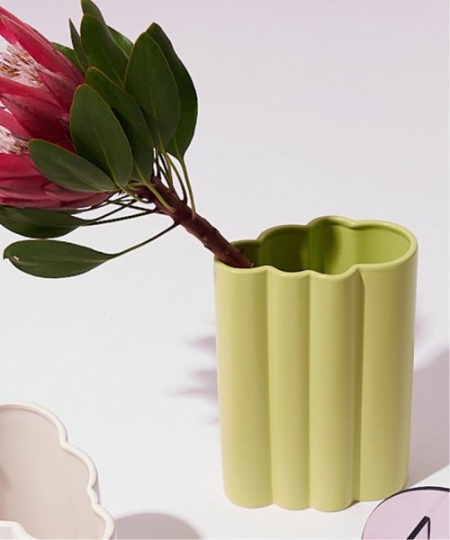 JOURNAL STANDARD FURNITURE(ジャーナルスタンダード　ファニチャー)/【&Klevering/アンドクレベリン】VASE BILLOW GREEN　フラワーベース/グリーン