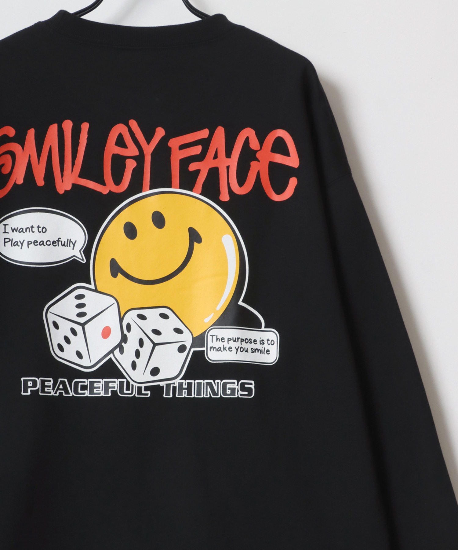 セール】【Lazar】SMILEY FACE/スマイリーフェイス オーバーサイズ 裏