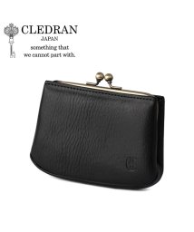 CLEDRAN(クレドラン)/クレドラン 財布 がま口 ミニ財布 ミニウォレット レディース ブランド レザー 本革 CLEDRAN CL3590/ブラック