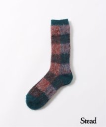 J.S Homestead(ジャーナルスタンダード　ホームステッド)/【J.S.Homestead / Stead】WJQ BLOCK CHECK SOCKS/ネイビーB