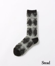 J.S Homestead(ジャーナルスタンダード　ホームステッド)/【J.S.Homestead / Stead】WJQ W－ARGYLE SOCKS/ブラック