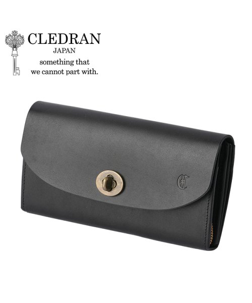 CLEDRAN(クレドラン)/クレドラン 財布 長財布 本革 レザー レディース ブランド 大容量 日本製 CLEDRAN CL3598/ブラック
