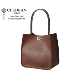 CLEDRAN(クレドラン)/クレドラン トートバッグ レディース ブランド レザー 本革 小さめ 日本製 CLEDRAN CL3600/ブラウン