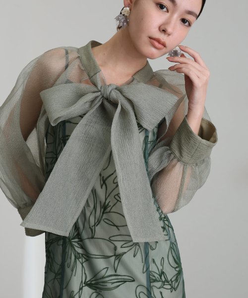 ボウタイボレロセットドレス 二次会 食事会 セレモニー 発表会