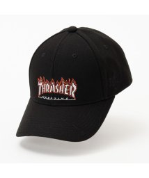 MAC HOUSE(men)(マックハウス（メンズ）)/THRASHER スラッシャー ファイヤーロゴローキャップ DW1548/ブラック