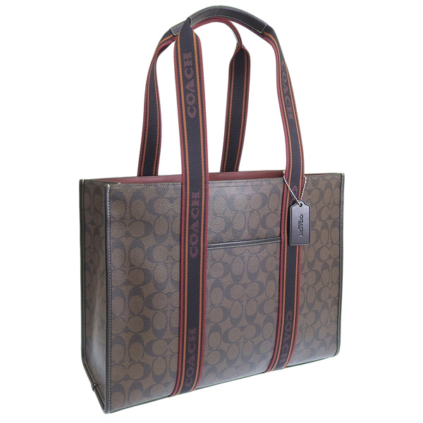 COACH コーチ LARGE SMITH TOTE ラージ スミス トート バッグ A4可
