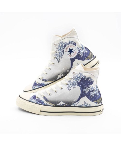 CONVERSE(コンバース)/コンバース CONVERSE レディース メンズ スニーカー オールスター （Ｒ）ウキヨエプリント HI CO－ASRUKIYOEHI/ブラック系1