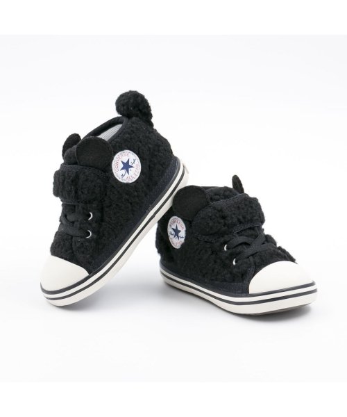 CONVERSE(コンバース)/コンバース CONVERSE ベビー キッズ スニーカー ベビー オールスター N ボアクマ V－1 CO－BBASNBKUMAV1/ブラック