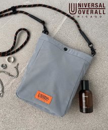 UNIVERSAL OVERALL(ユニバーサルオーバーオール)/【UNIVERSAL OVERALL / ユニバーサルオーバーオール】EXCLUSIVE MATERIAL バッグ ショルダーバッグ　ロゴ ミニショルダー/グレー