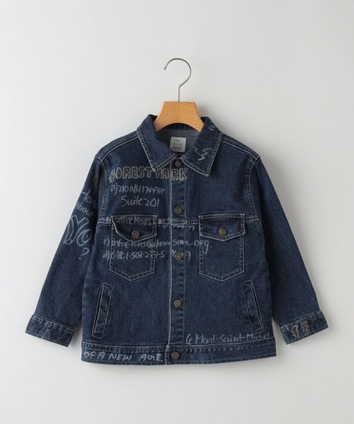 SHIPS KIDS(シップスキッズ)/THE PARK SHOP:105cm～145cm / TRIPBOY DENIM JAKCET/ネイビー