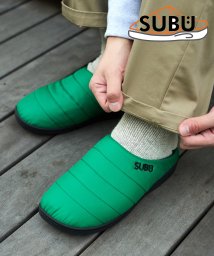 SUBU(SUBU)/【SUBU / スブ】WINTER SANDALS ウィンター スリッポン サンダル テフロン加工 4層クッション 冬用サンダル 撥水 起毛/グリーン