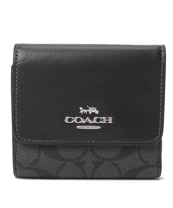 コーチ CE930 3つ折り財布 シグネチャー PVCレザー 財布 - Shaktimining