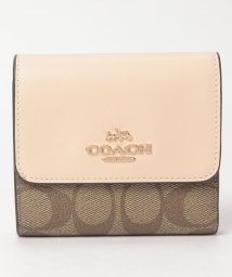 COACH/コーチ CE930 3つ折り財布 シグネチャー PVCレザー/505691616