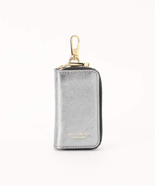 BEAUTY&YOUTH UNITED ARROWS(ビューティーアンドユース　ユナイテッドアローズ)/【WEB限定】＜VIOLAd’ORO＞リザード型押しレザー スマートキーケース/SILVER