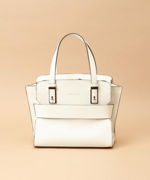 フロントベルトデザイン ハンドバッグ 